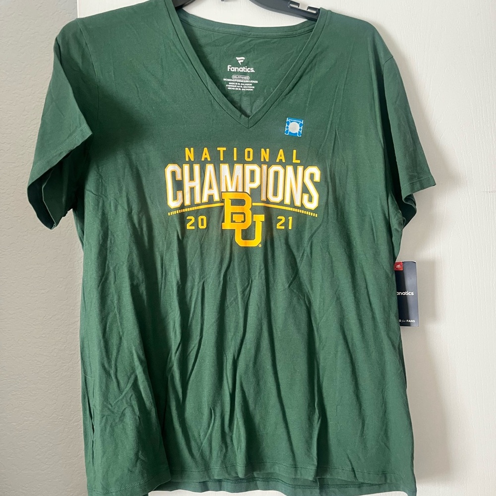 Fanatics Green National Champions T-Shirt